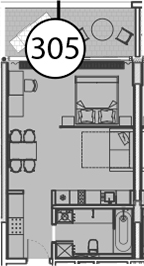 Студия, 55 м², 9/9 этаж, ЖК «Гостиничный комплекс Поляна Пик»