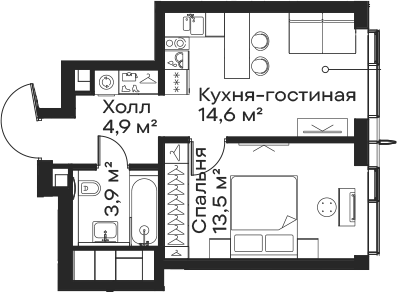 2-комн. Сити Бэй