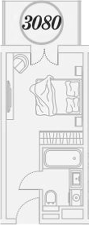 Студия, 26.2 м², 3/7 этаж, ЖК «ГК Сан Гарден Хотел&СПА»