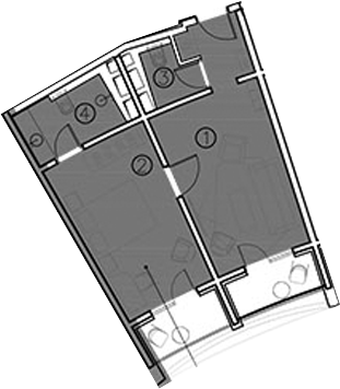 2-комн. квартира, 39 м² в ЖК ГК Livingston Grand Resort&Spa — фото 2