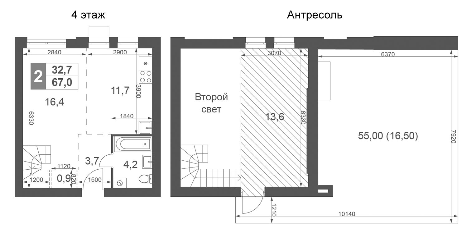 2-комн. Дубровицы Клаб