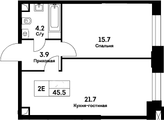 2-комн. ЭВЕР