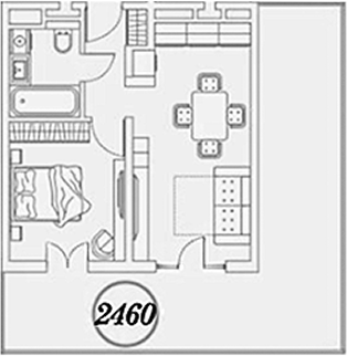2-комн. квартира, 71.7 м² в ЖК ГК Сан Гарден Хотел&СПА — фото 2