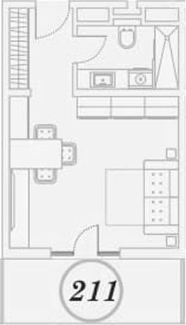 Студия квартира, 30.8 м² в ЖК ГК Сан Гарден Хотел&СПА — фото 2