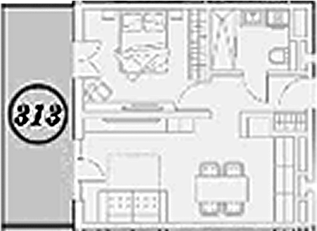 2-комн. квартира, 40.3 м² в ЖК ГК Сан Гарден Хотел&СПА — фото 2
