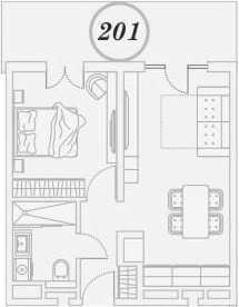 1-комн. квартира, 41.8 м² в ЖК ГК Сан Гарден Хотел&СПА — фото 2
