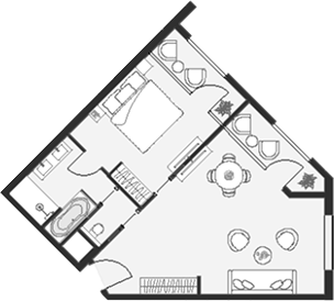 Студия, 63.7 м², 4/6 этаж, ЖК «Космос Селекшн Сочи Сиалия Резорт 5*»