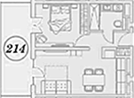 2-комн. квартира, 40.3 м² в ЖК ГК Сан Гарден Хотел&СПА — фото 2