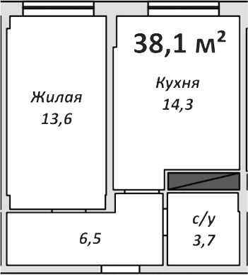1-комн. Спортивный