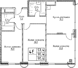 4-комн. Наметкин Тауэр