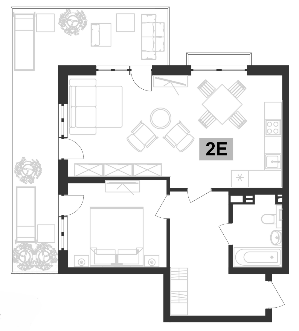 2-комн. квартира, 52.78 м² в ЖК Клубная резиденция Европа — фото 2