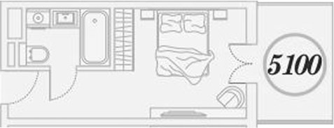 Студия, 26.2 м², 5/9 этаж, ЖК «ГК Сан Гарден Хотел&СПА»