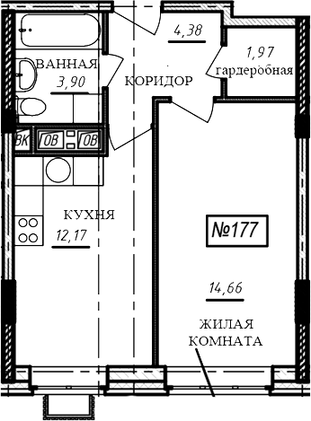 1-комн. Краснофлотский