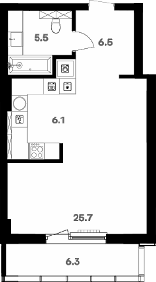 Свободная планировка RIVER HOUSE Щелково