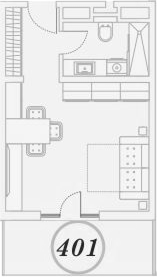 Студия квартира, 31.4 м² в ЖК ГК Сан Гарден Хотел&СПА — фото 2