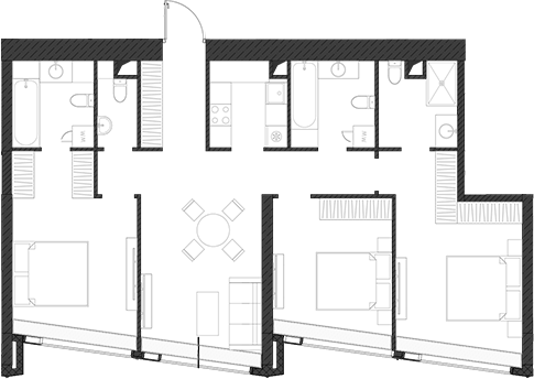 Студия, 102.42 м², 5/85 этаж, ЖК «Дом Дау»