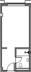 Студия, 25.95 м², 5/12 этаж, ЖК «Azimut Сити Отель Пятигорск»