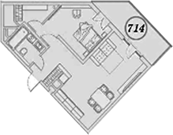 2-комн. квартира, 59.3 м² в ЖК ГК Сан Гарден Хотел&СПА — фото 2