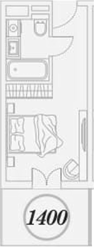 Студия квартира, 27.3 м² в ЖК ГК Сан Гарден Хотел&СПА — фото 2