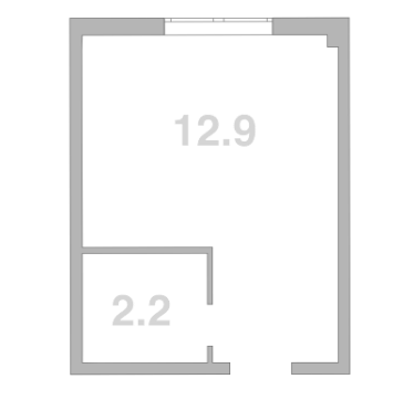 Квартира квартира, 15.1 м² в ЖК Жемчужина Мысхако — фото 2