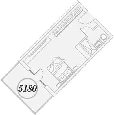 Студия, 33.3 м², 5/9 этаж, ЖК «ГК Сан Гарден Хотел&СПА»