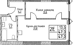 2-комн. Наметкин Тауэр