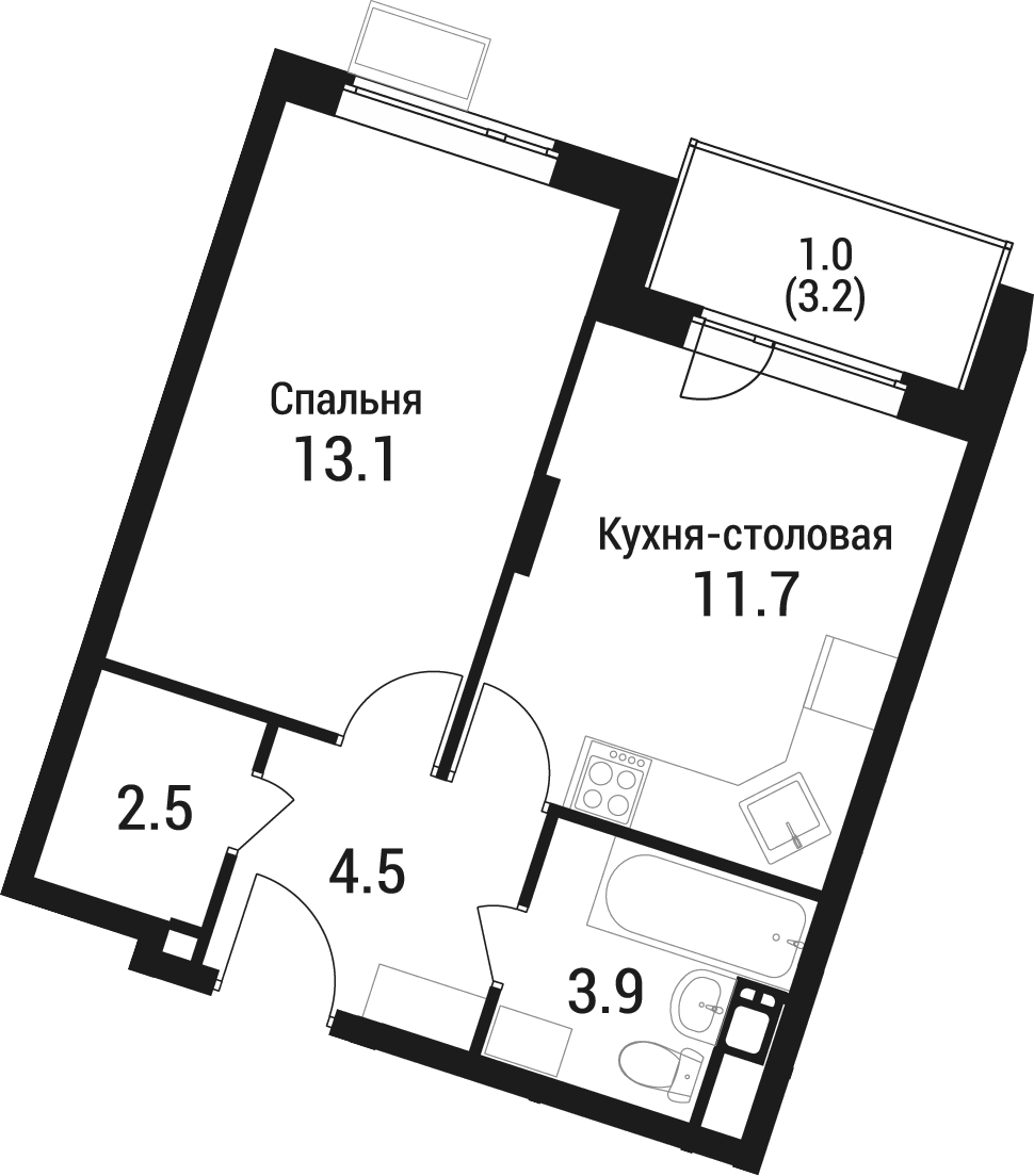 1-комн. Дом в Малаховке
