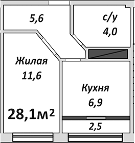 1-комн. Европейский