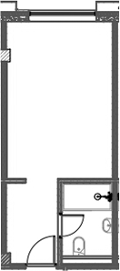 Студия, 25.95 м², 4/12 этаж, ЖК «Azimut Сити Отель Пятигорск»