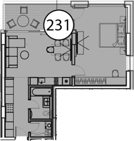 Продается 1-комн. квартира, 73.5 м²