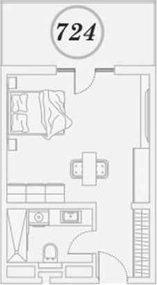 Студия квартира, 30.8 м² в ЖК ГК Сан Гарден Хотел&СПА — фото 2