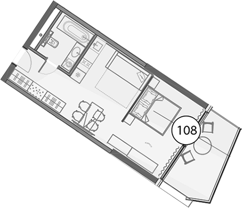 Продается 1-комн. квартира, 48.3 м²