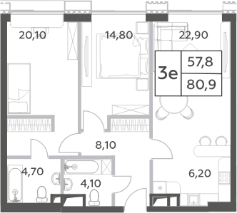 3-комн. Will Towers