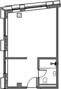 Студия, 31.92 м², 7/12 этаж, ЖК «Azimut Сити Отель Пятигорск»