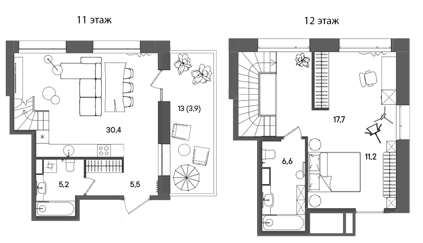 2-комн. СТОУН Райз