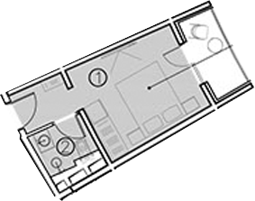 Студия квартира, 16.9 м² в ЖК ГК Livingston Grand Resort&Spa — фото 2