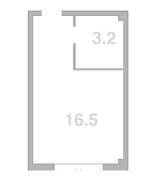 Квартира квартира, 19.7 м² в ЖК Жемчужина Мысхако — фото 2