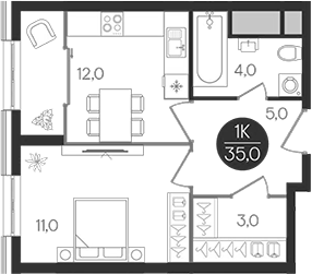 1-комн. Кантемировский