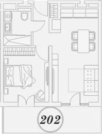 Студия квартира, 38.6 м² в ЖК ГК Сан Гарден Хотел&СПА — фото 2