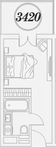 Продается 1-комн. квартира, 26.3 м²