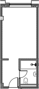 Продается 1-комн. квартира, 25.95 м²