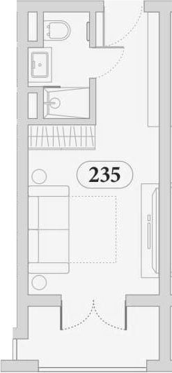 Студия квартира, 25.8 м² в ЖК Эден Ривьера — фото 2