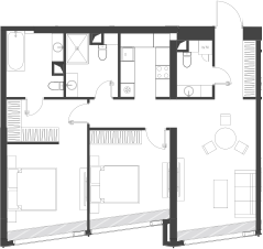 Студия, 83.85 м², 44/85 этаж, ЖК «Дом Дау»