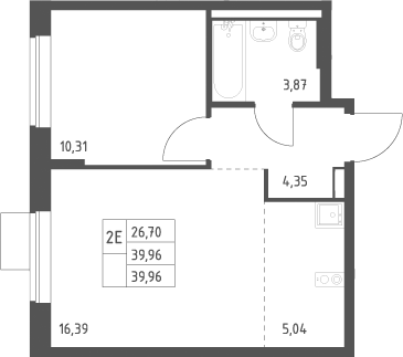 2-комн. Подольские кварталы