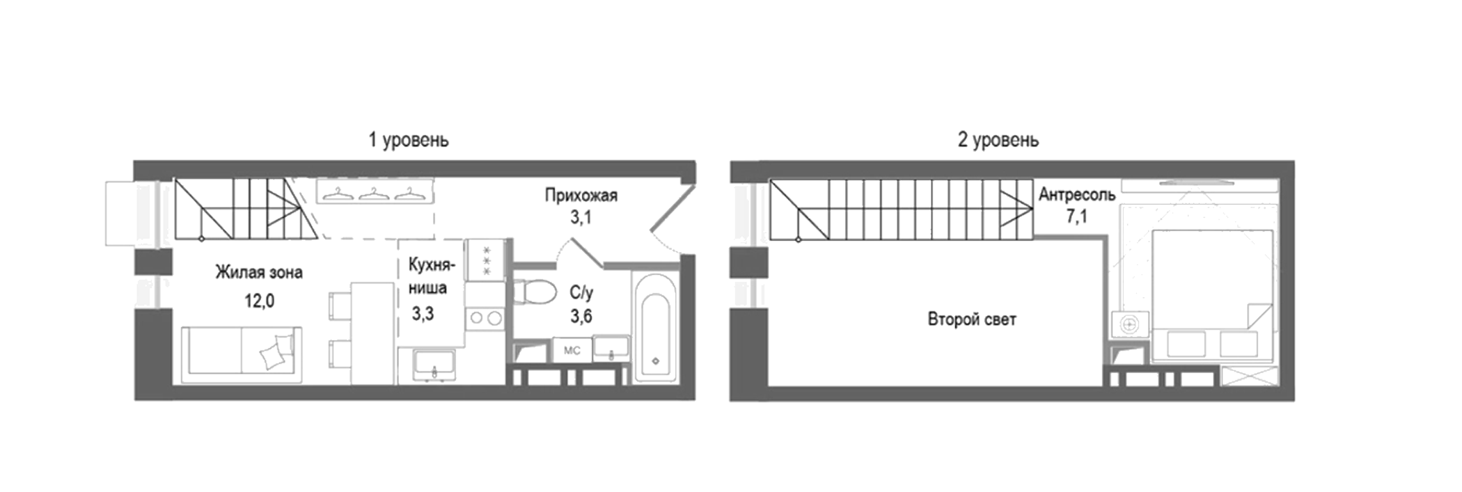 2-комн. Киноквартал