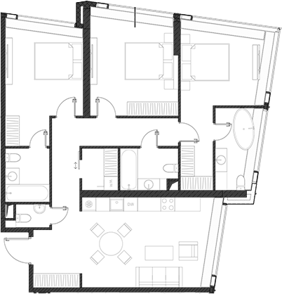 Студия, 111.63 м², 9/85 этаж, ЖК «Дом Дау»