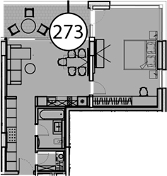 Продается 1-комн. квартира, 73.6 м²