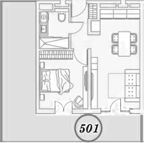 2-комн. квартира, 68 м² в ЖК ГК Сан Гарден Хотел&СПА — фото 2