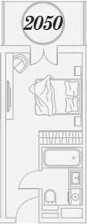 Студия квартира, 26.3 м² в ЖК ГК Сан Гарден Хотел&СПА — фото 2