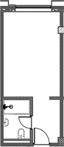 Студия, 25.95 м², 8/12 этаж, ЖК «Azimut Сити Отель Пятигорск»